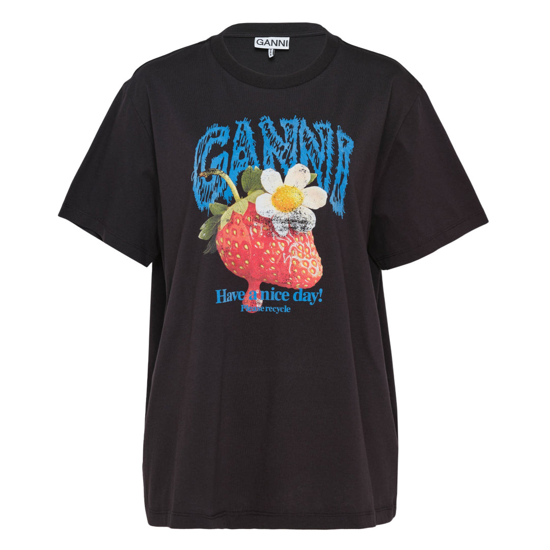 Strawberry Graphic Jersey Tee