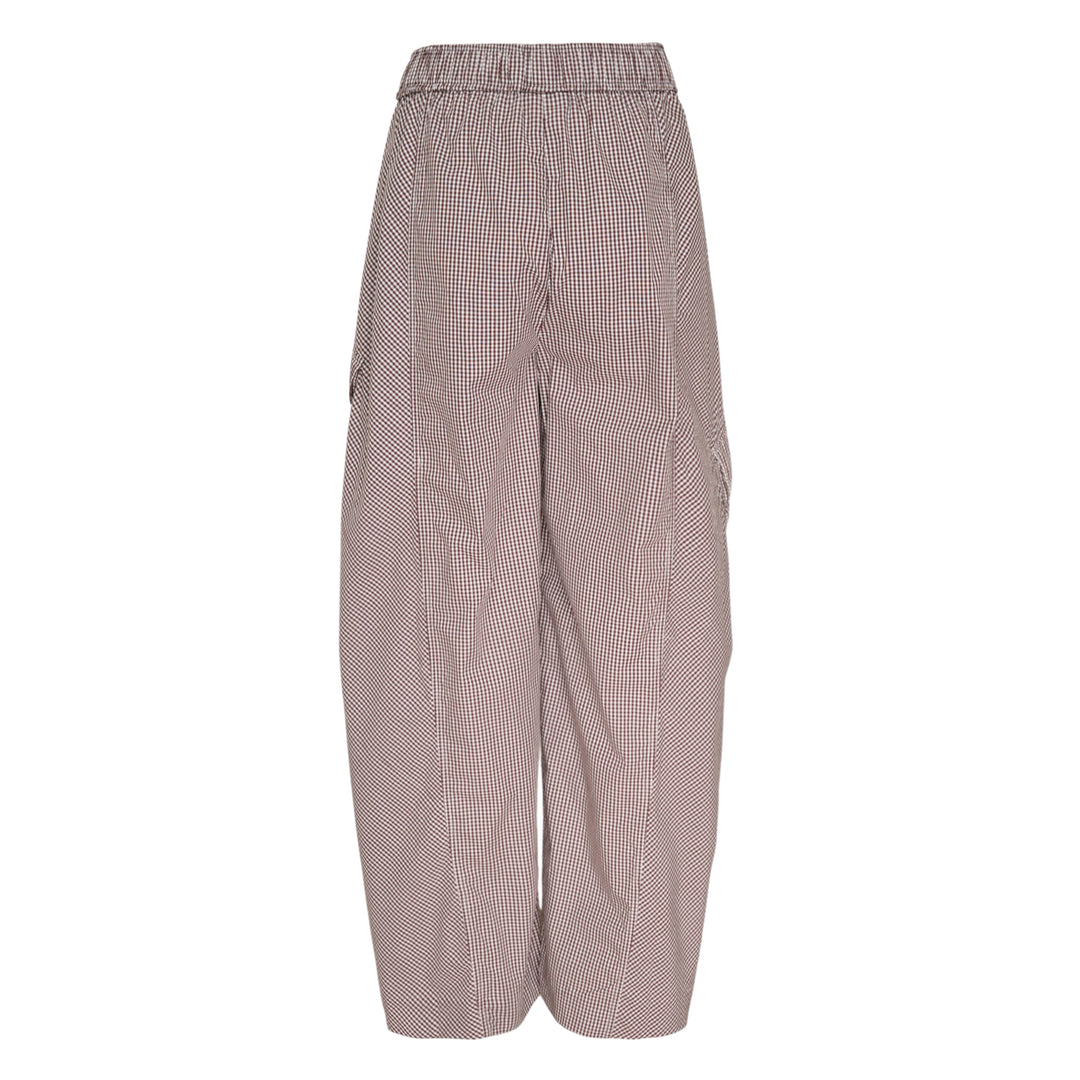 Check Cotton Cargo Pants