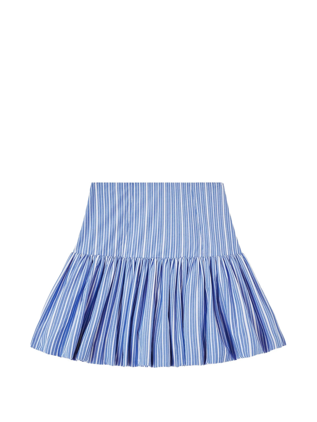 Stripe Cotton Mini Skirt