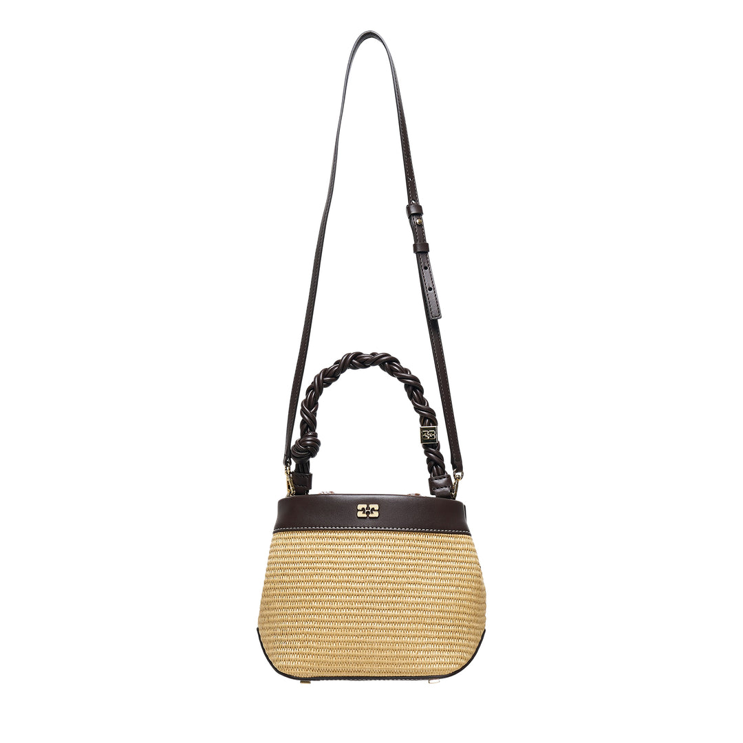 Bou Bucket Raffia Bag