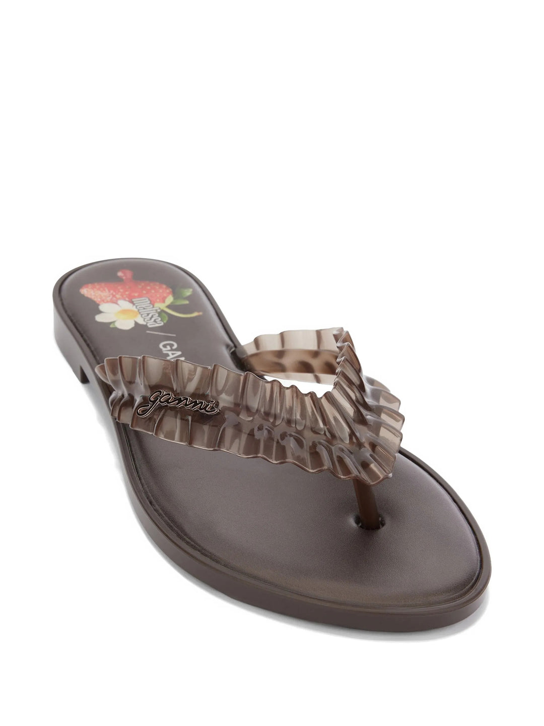 Ruffle Flip Flop Sandals