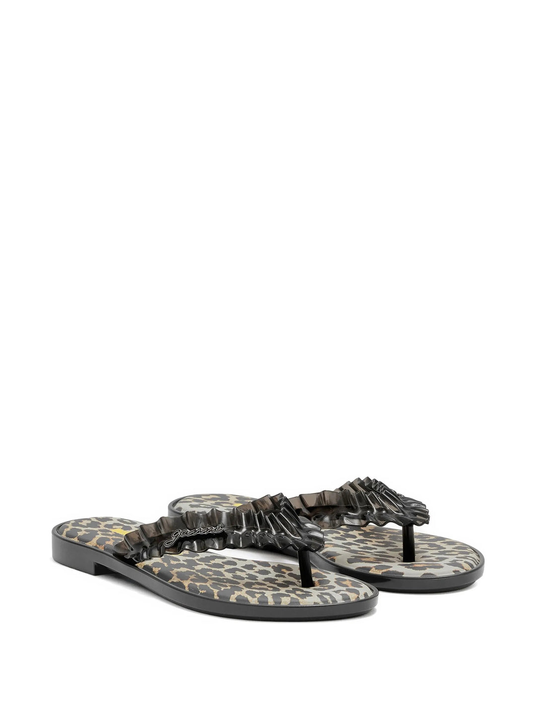 Ruffle Flip Flops
