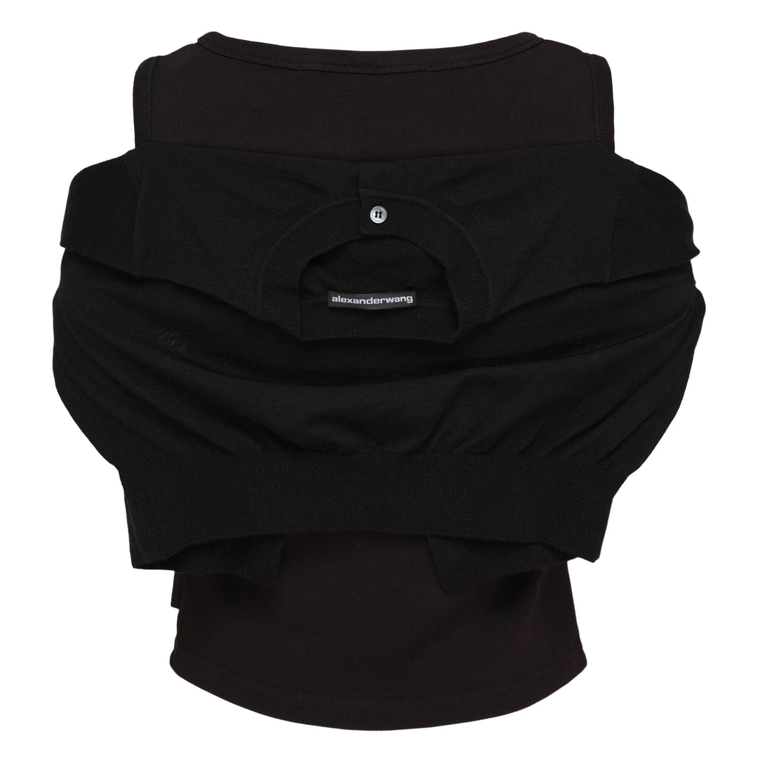 Pre-Styled Draped Tank Top