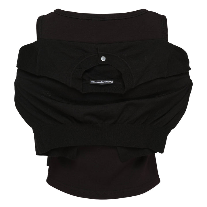 Pre-Styled Draped Tank Top
