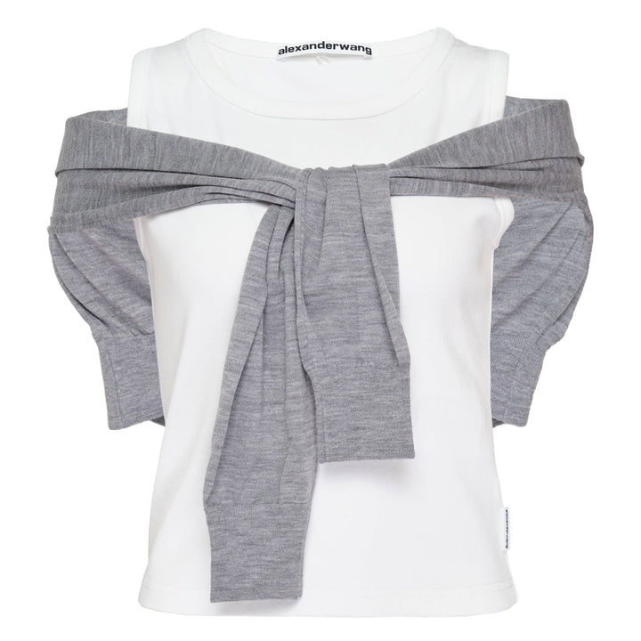 Pre-Styled Draped Tank Top