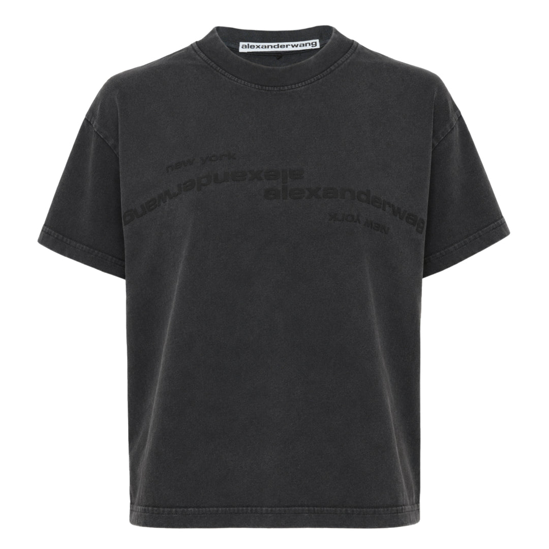 Shrunken Mirrored Logo Tee