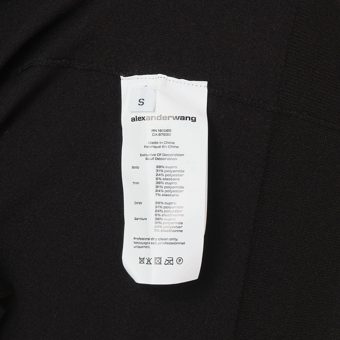 Short Sleeve Crewneck Hotfix Logo Knit Top