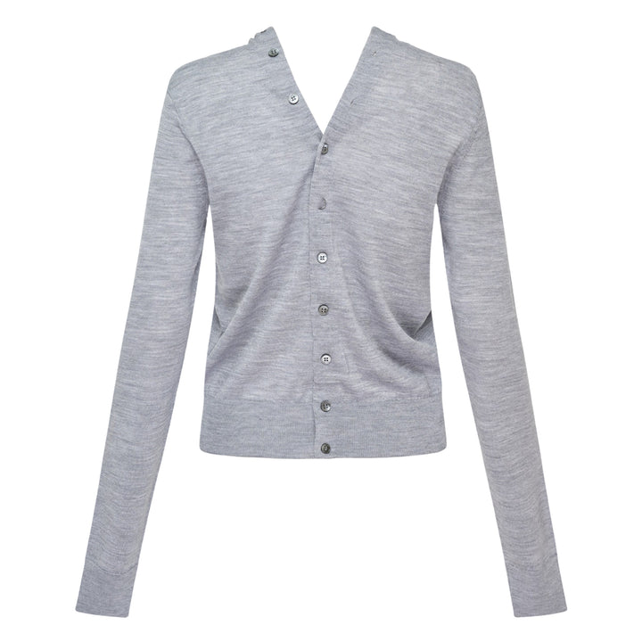 Long Sleeve Continuous Placket Cardigan