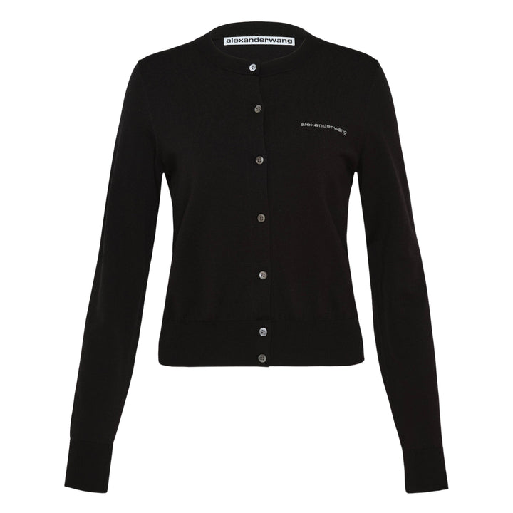 Long Sleeve Crewneck Hotfix Cardigan
