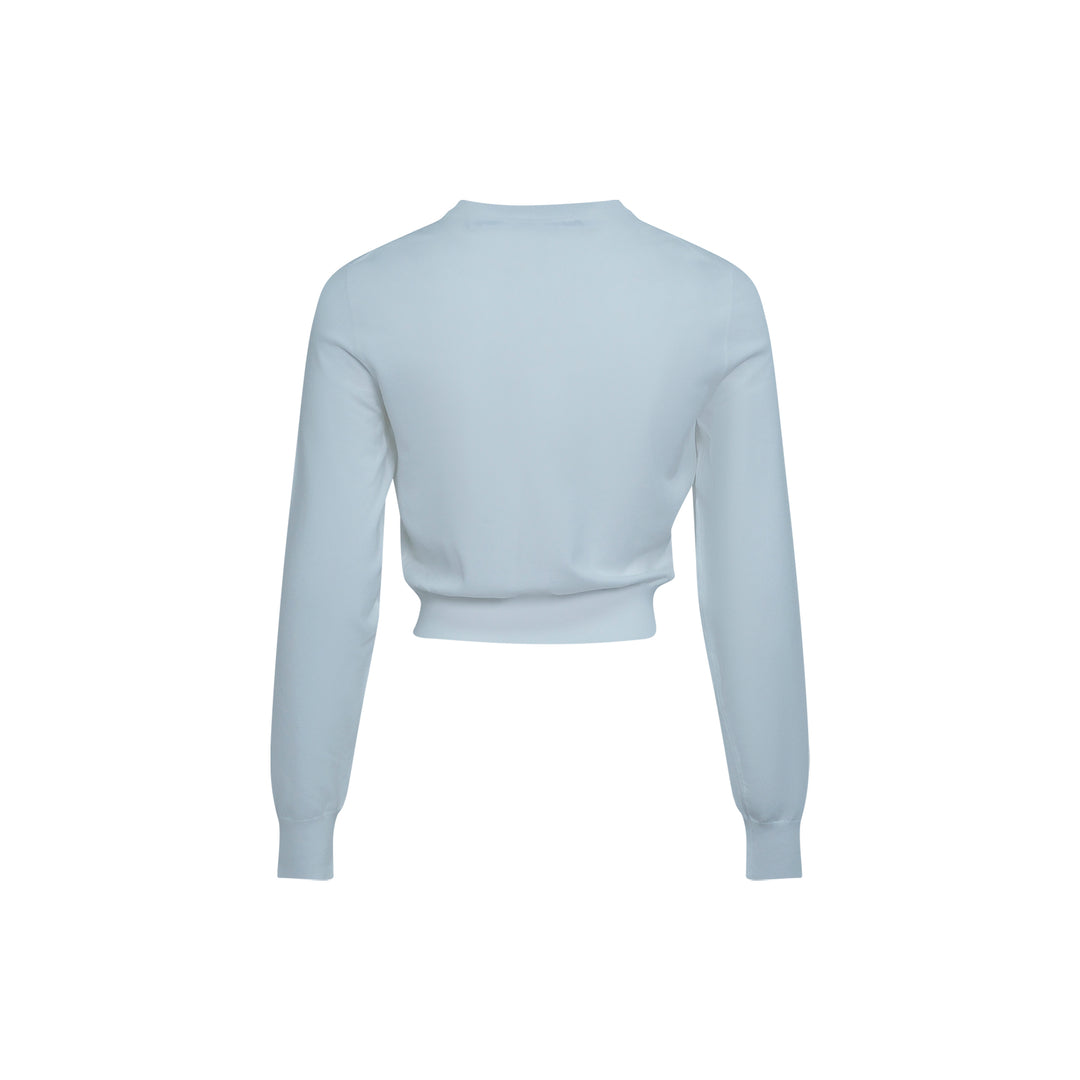 Long Sleeve Crewneck Hotfix Cardigan