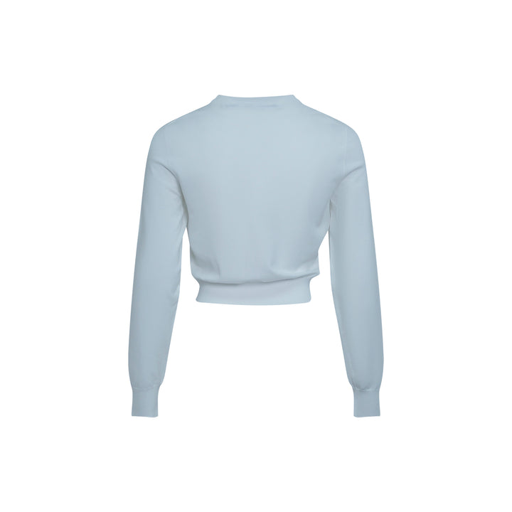 Long Sleeve Crewneck Hotfix Cardigan