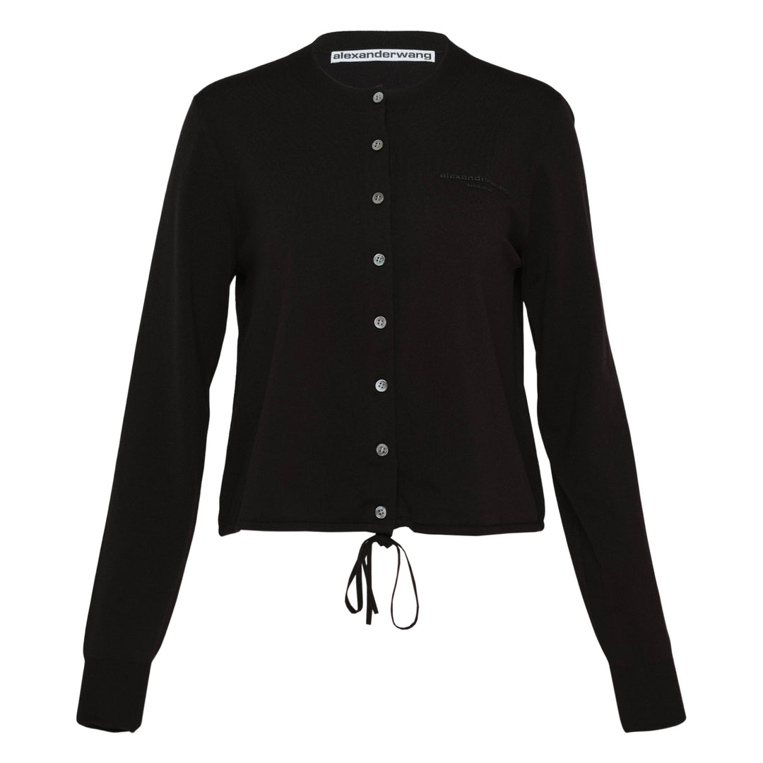 Drawstring Hem Cardigan