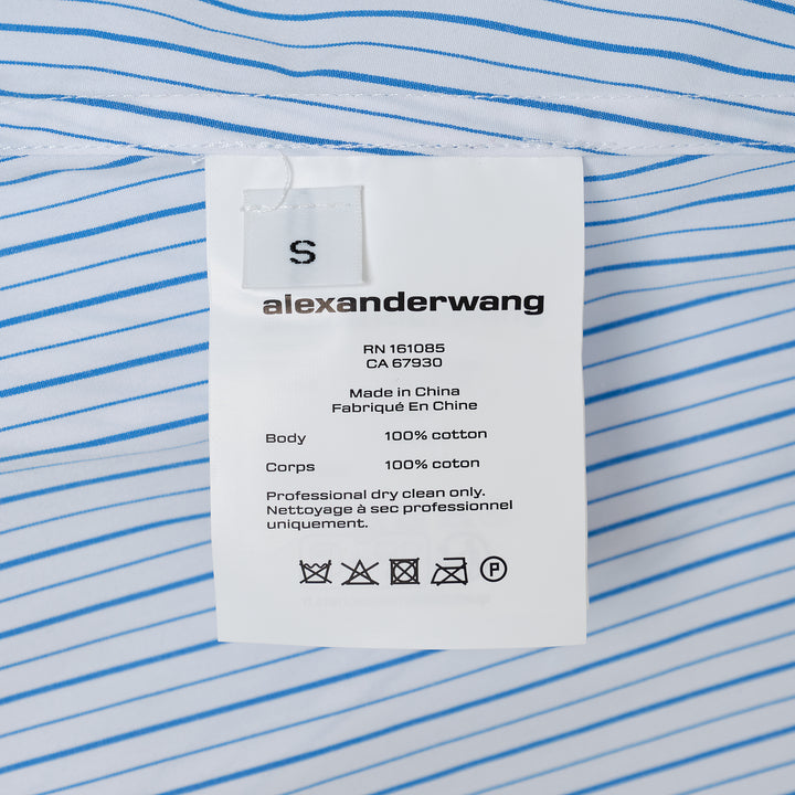 Cropped Bungee Neck Shirt