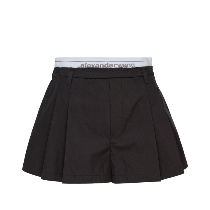High-Rise Logo Elastic Shorts