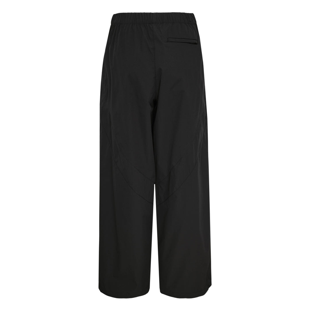 Mid-Rise Perforated Track Pants