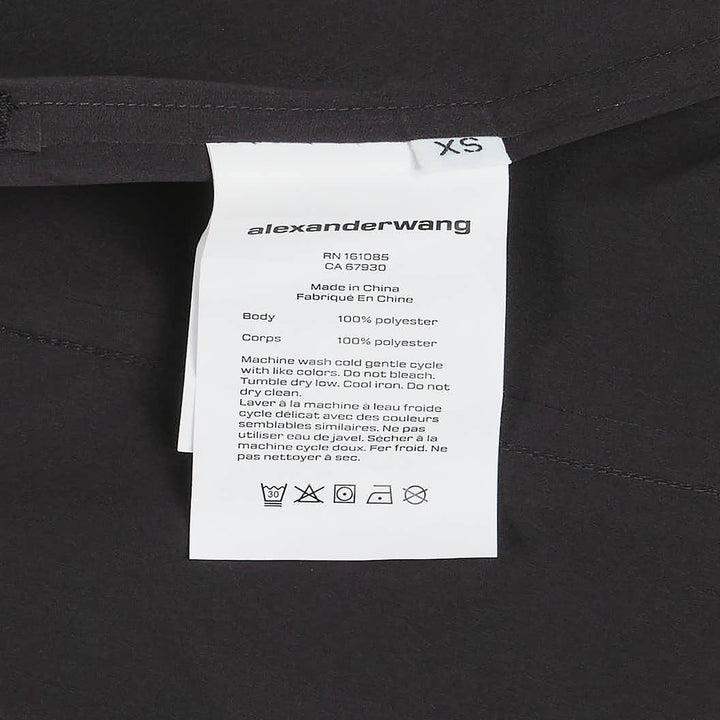 Mid-Rise Perforated Track Pants