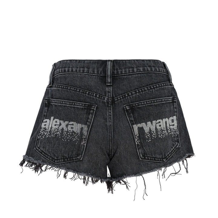 Relaxed Crystal Hotfix Shorts