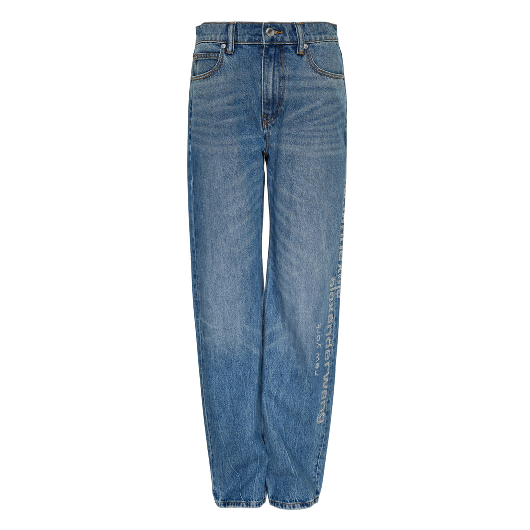 EZ Hotfix Mirror Logo Jeans