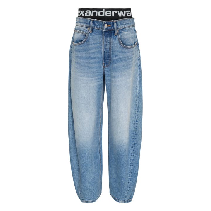 Blow Up Logo Waistband Jeans