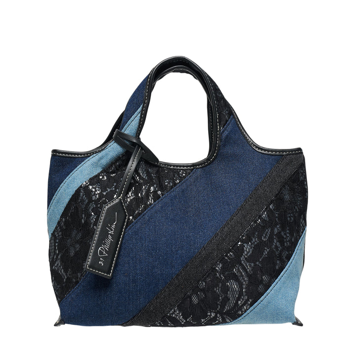 Lace Patchwork Mini Market Tote