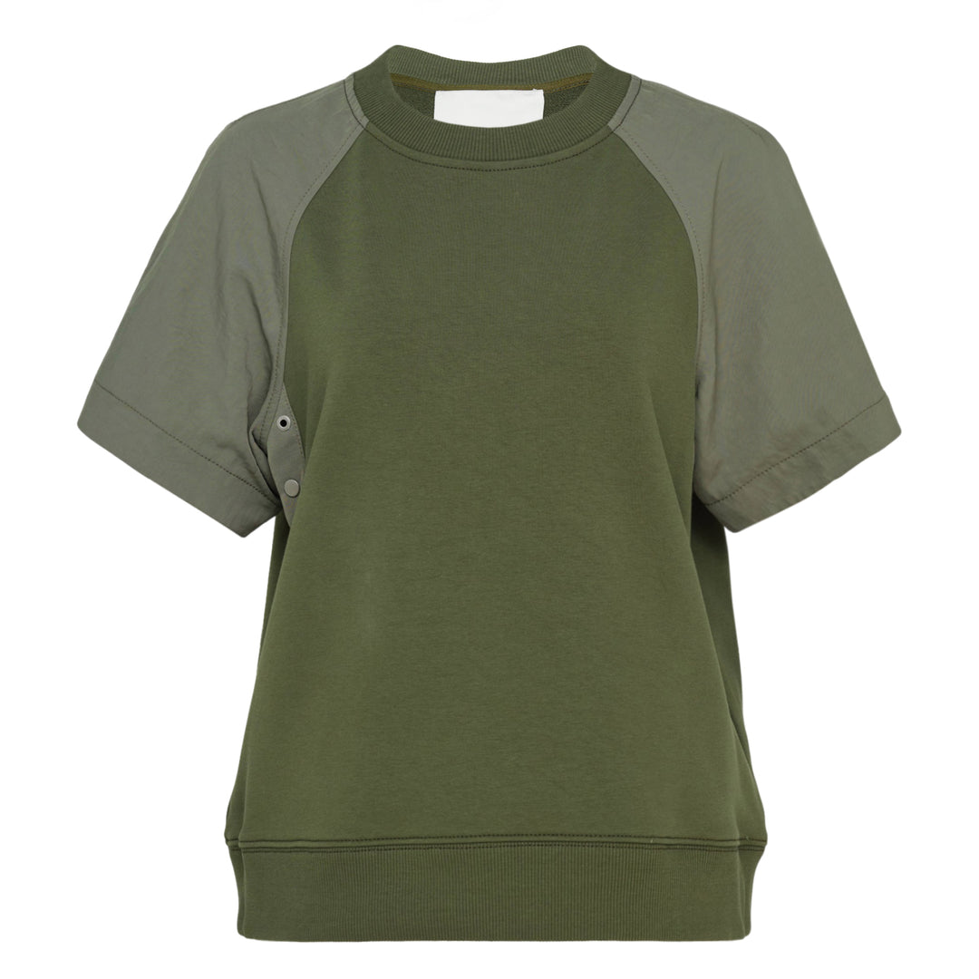 Lantern French Terry Short Sleeve Top