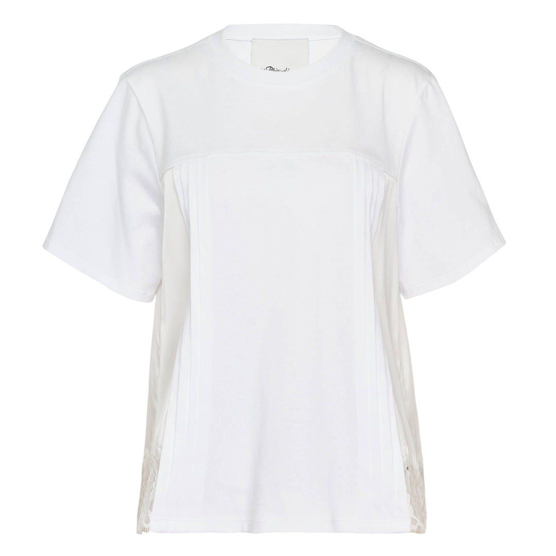 Satin Lace Combo Tee