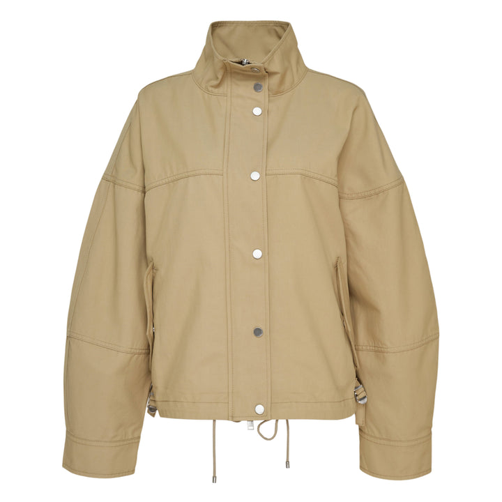 Cropped Utility Balloon Jacket
