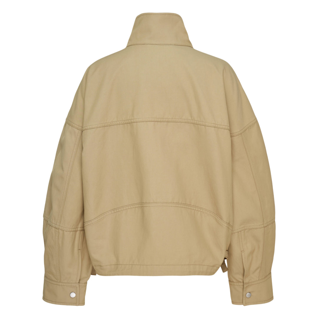 Cropped Utility Balloon Jacket