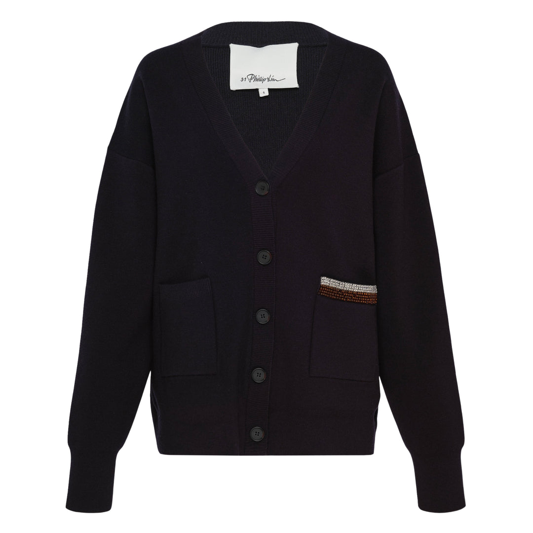 Oversized V-Neck Cardigan