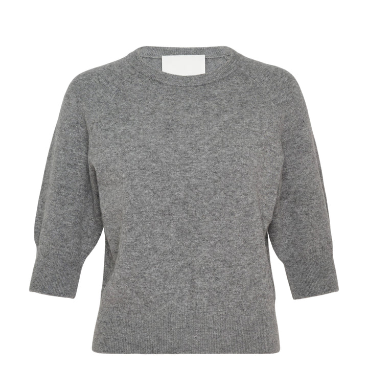 Wool Cashmere 3/4 Sleeve Sweater