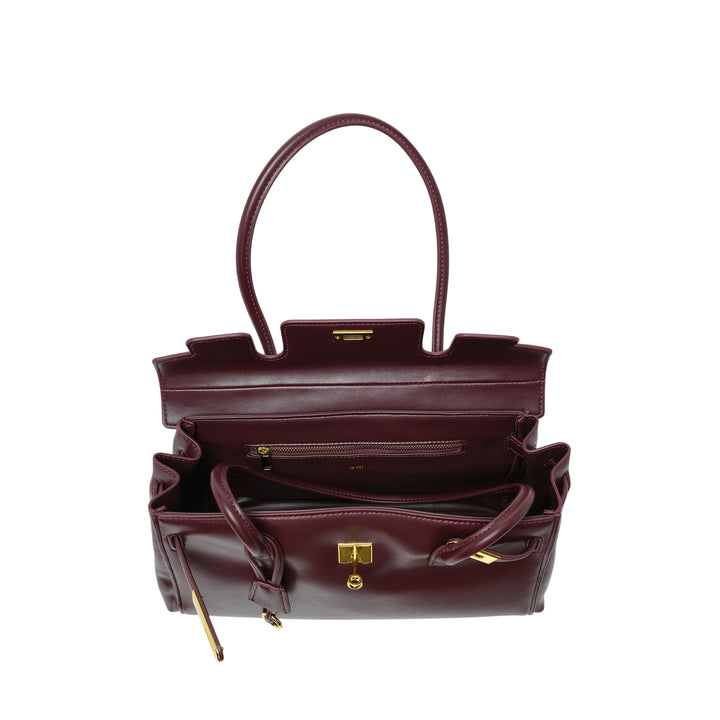 Yara Deep Burgundy Shoulder Bag