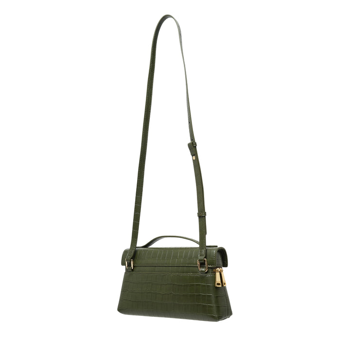Thea Croc-Embossed Top Handle