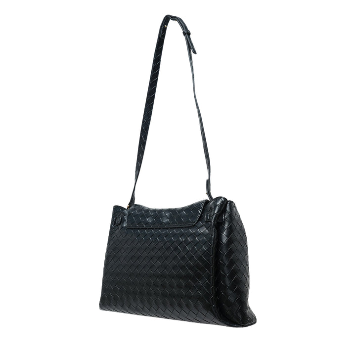 Rhea Large Woven Shoulder Bag