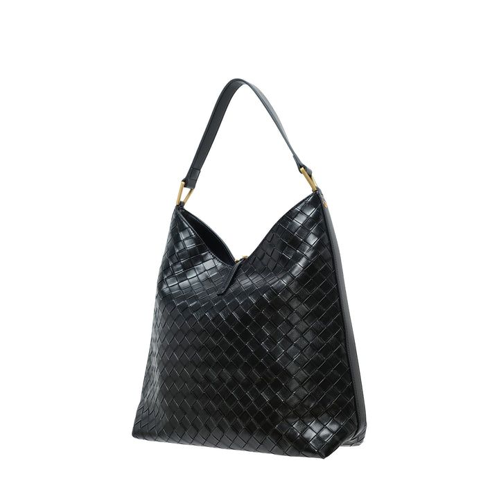 Aria Woven Texture Shoulder Bag