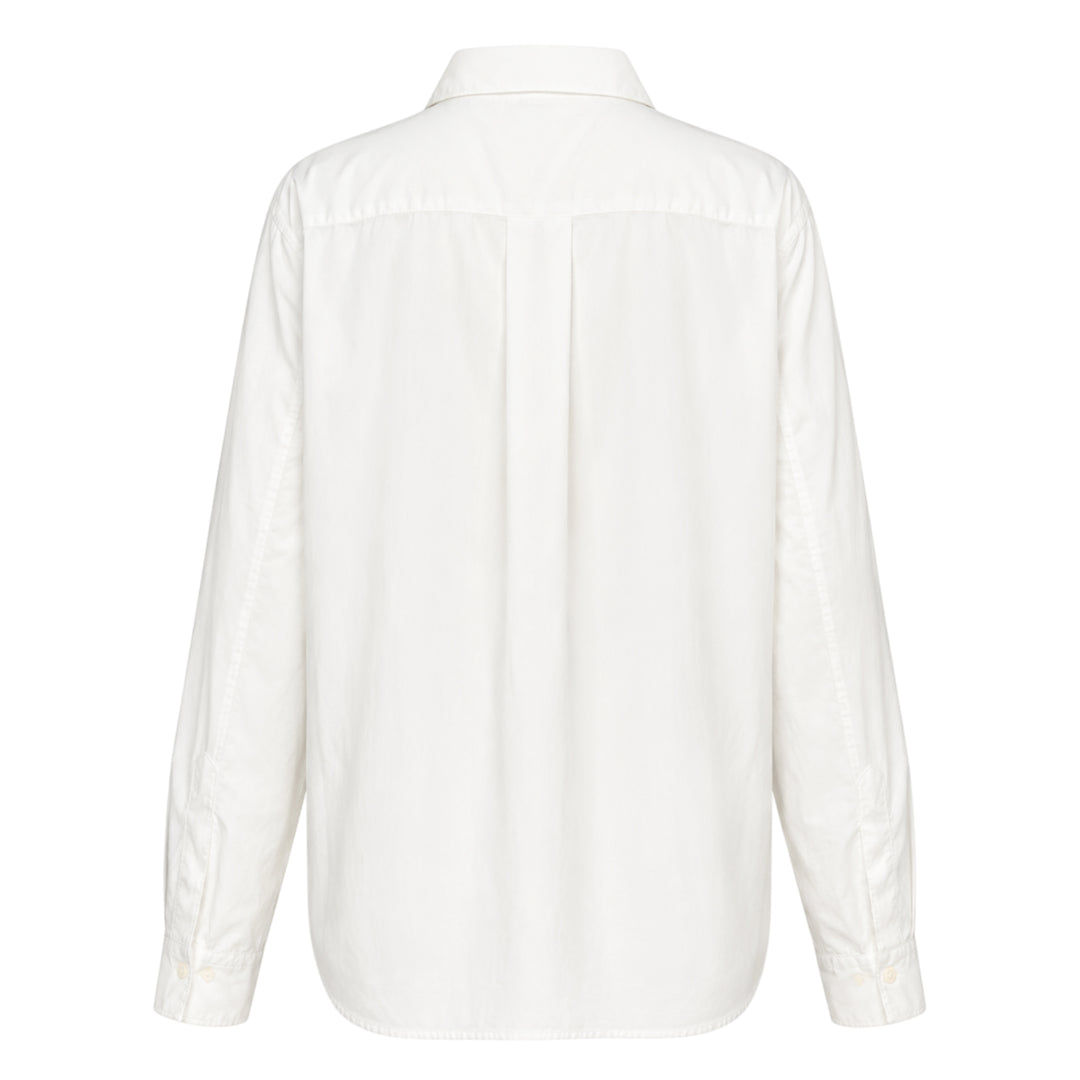 Long Sleeve Ruffle Bib Shirt