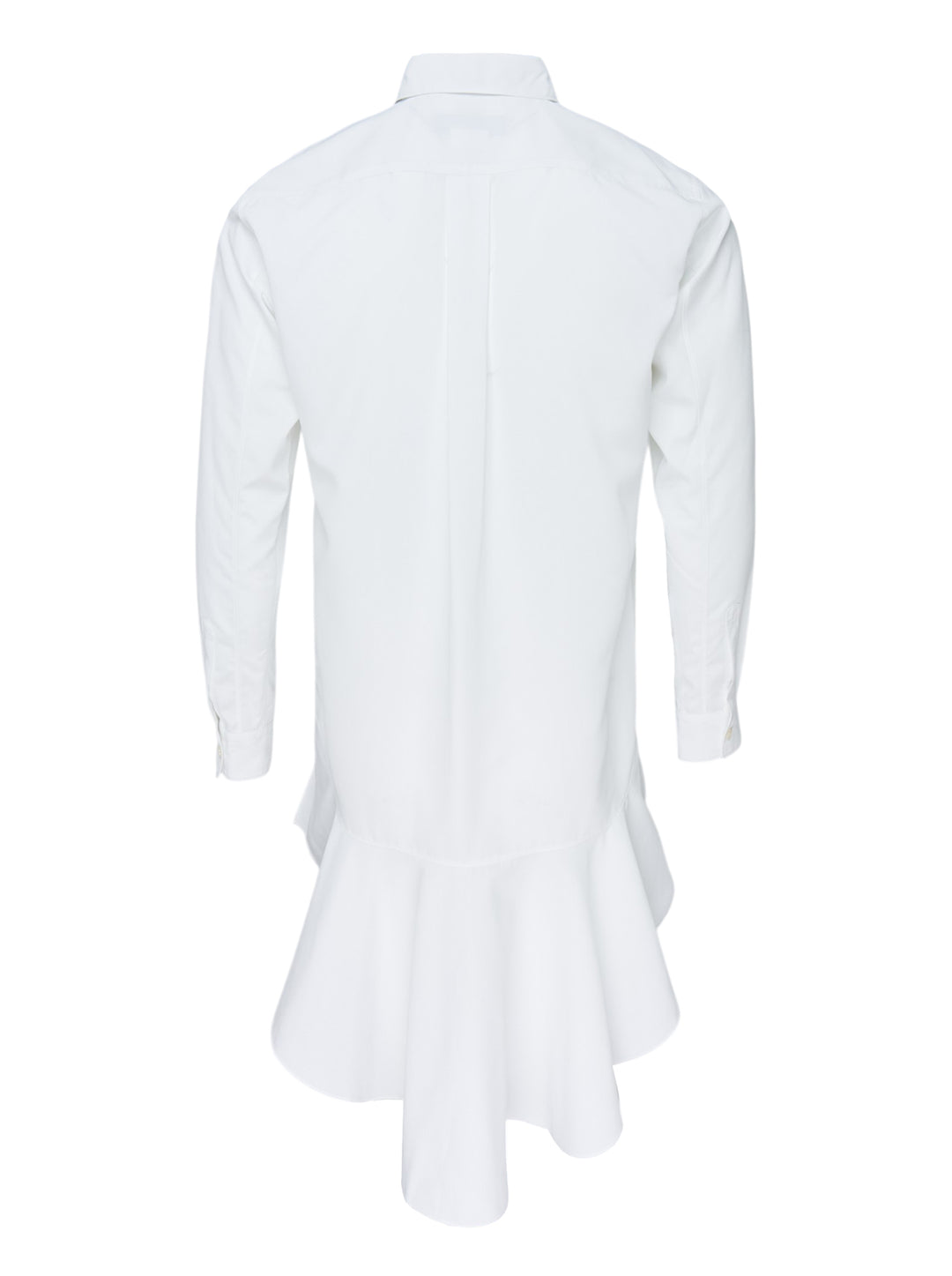 COMME des GARCONS BLACK Long Sleeve Frill Hem Shirt - view 2