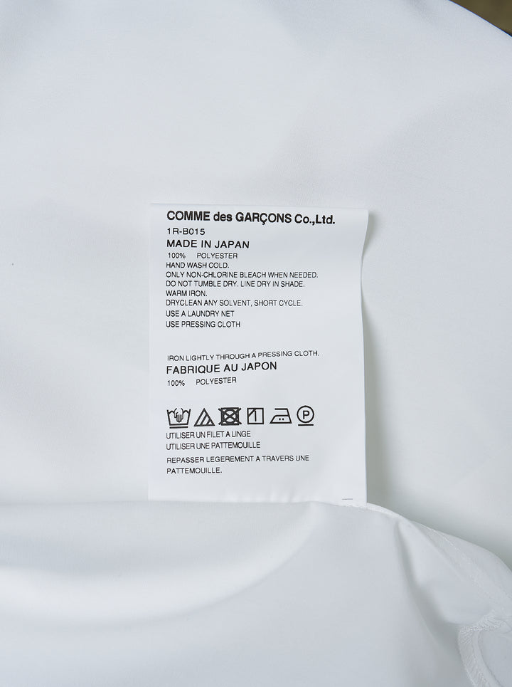 COMME des GARCONS BLACK Long Sleeve Frill Hem Shirt - view 3