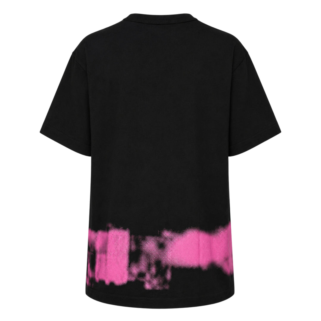 Pink Spray Print Tee