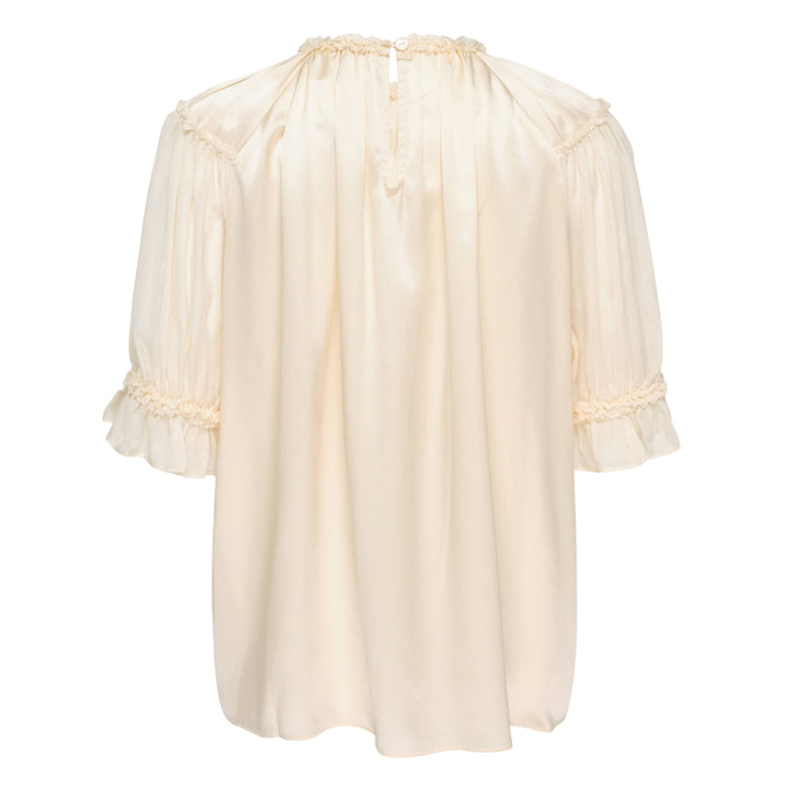 Alina Short Sleeve Silk Top