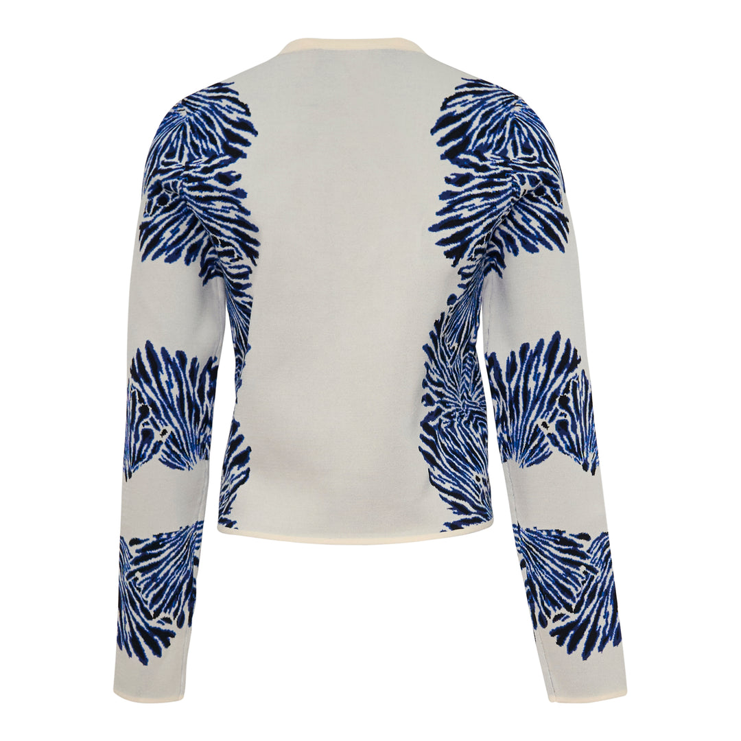 Carina Knit Jacquard Cardigan