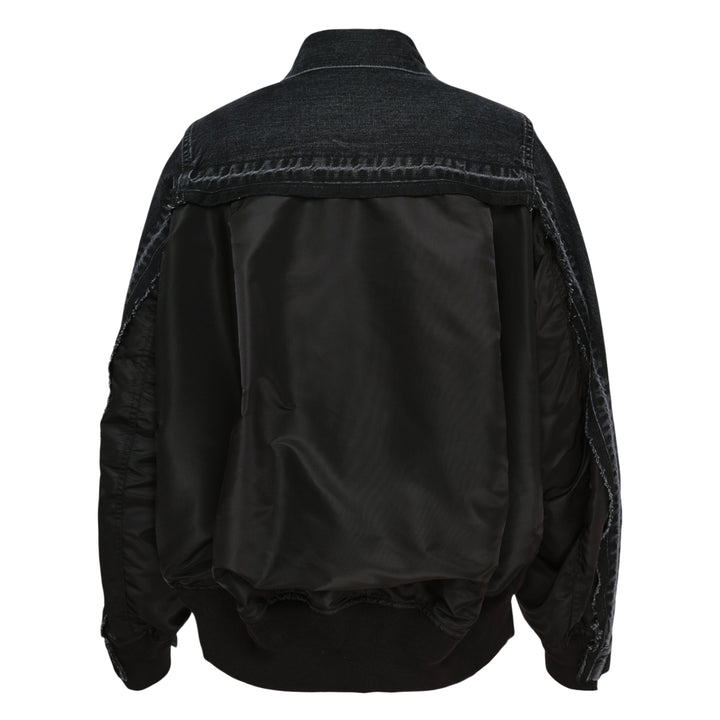 Denim x Nylon Twill Jacket