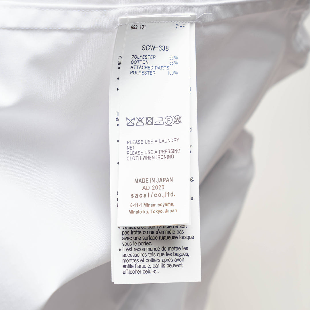 Cotton Poplin Short Sleeve Shirt