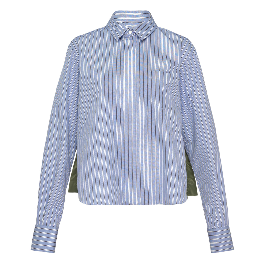 Cotton Poplin Nylon Twill Shirt
