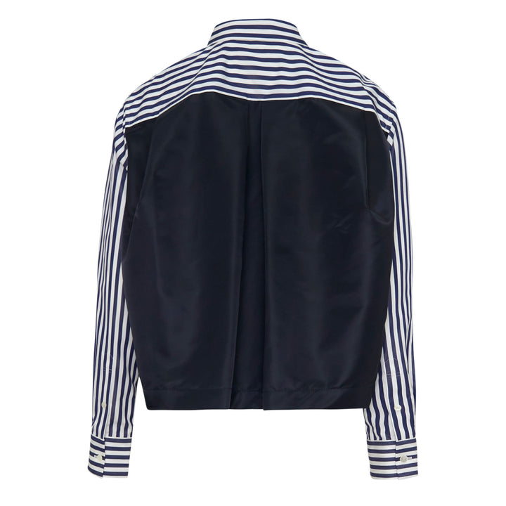 Cotton Poplin Nylon Twill Shirt