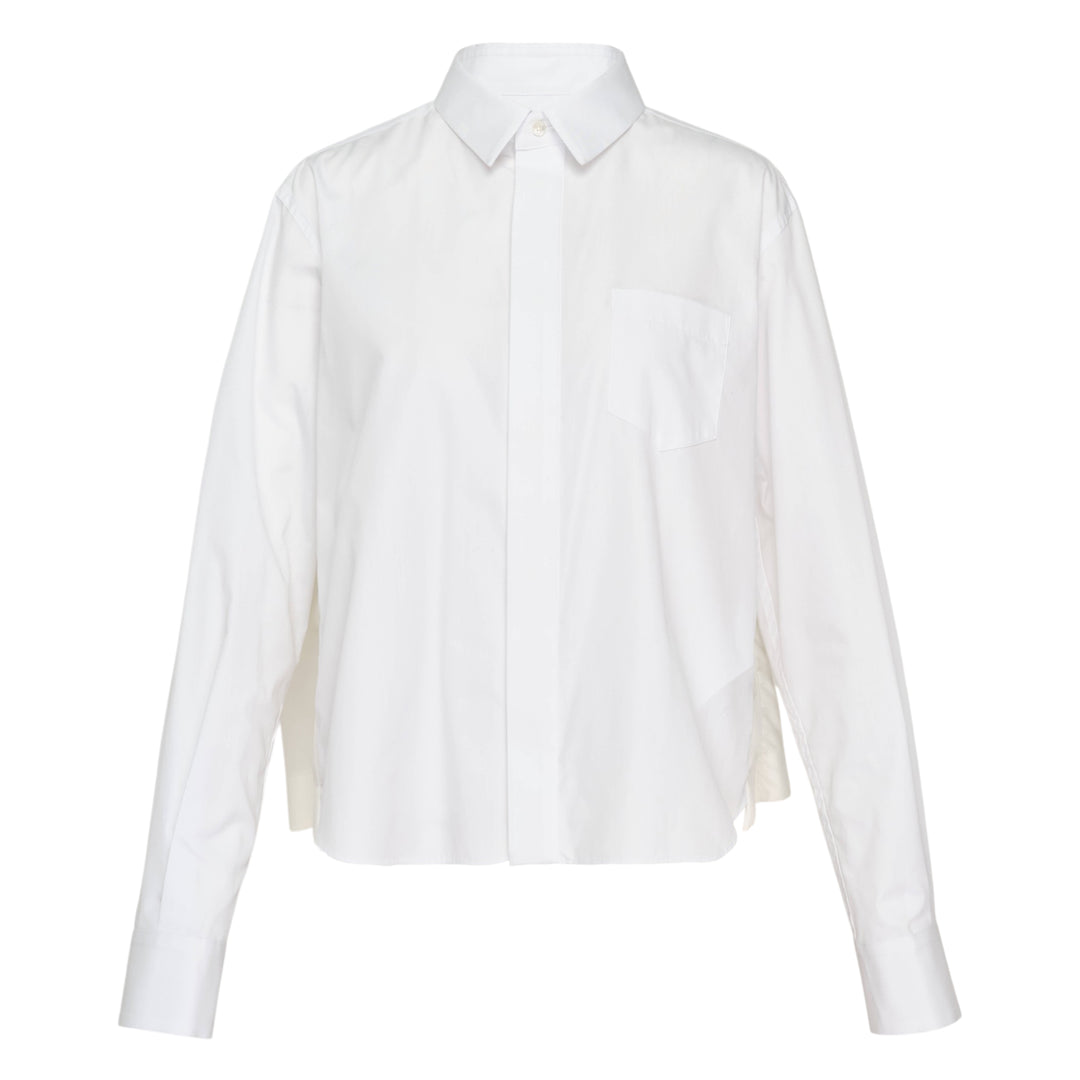 Cotton Poplin Nylon Twill Shirt