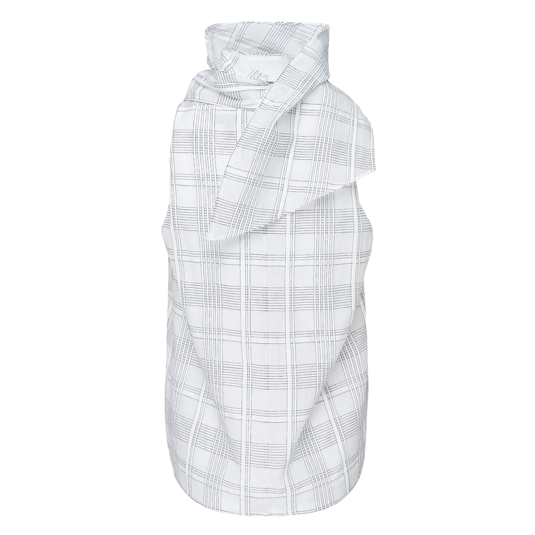 Adela Plaid Top