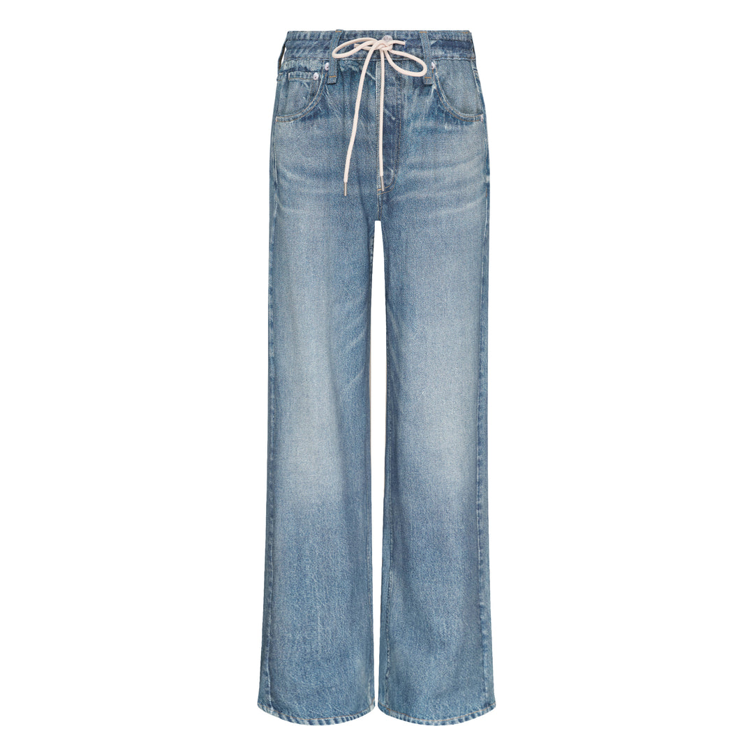 Miramar Drawcord Wide Leg Jeans