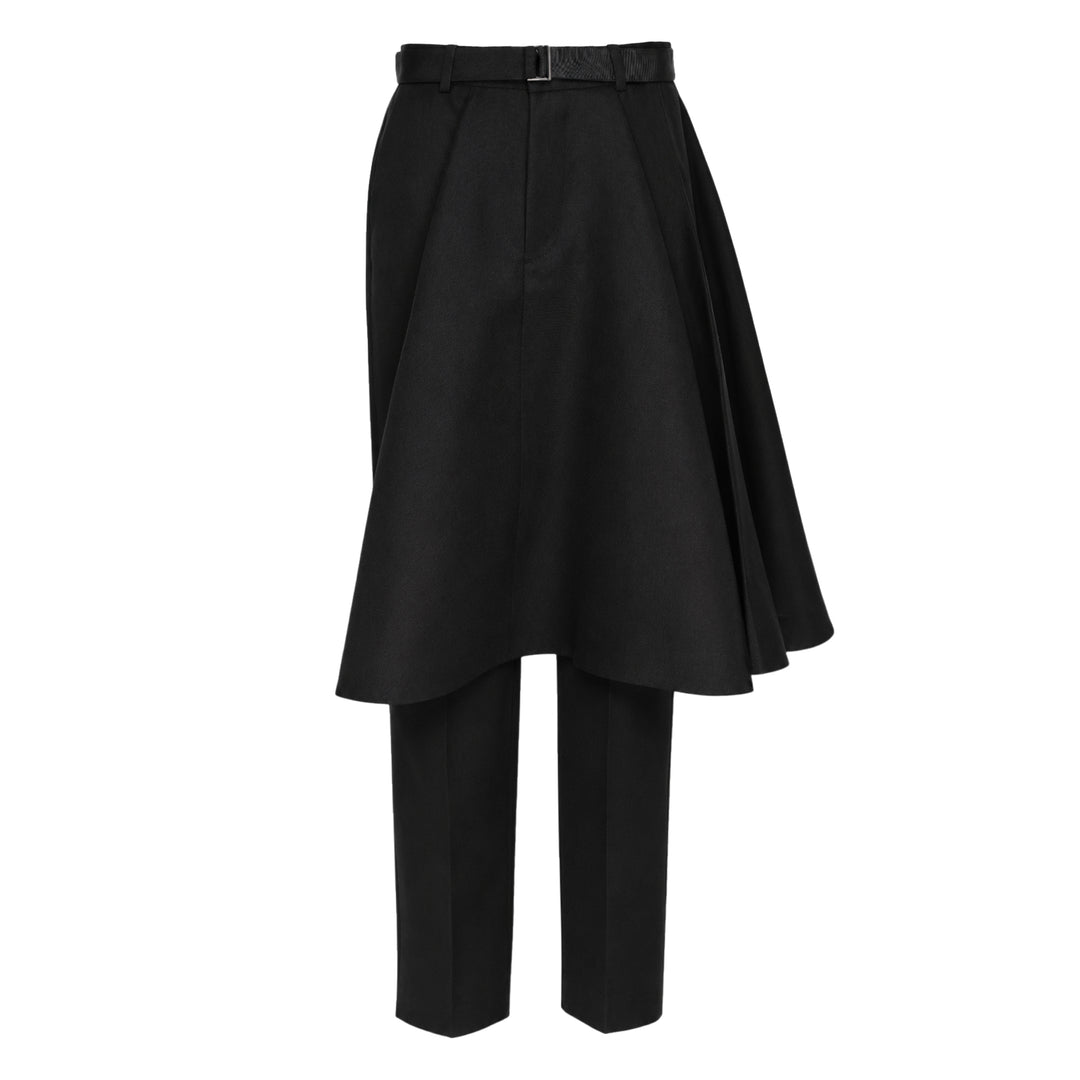 Double-Faced Silk Cotton Pants