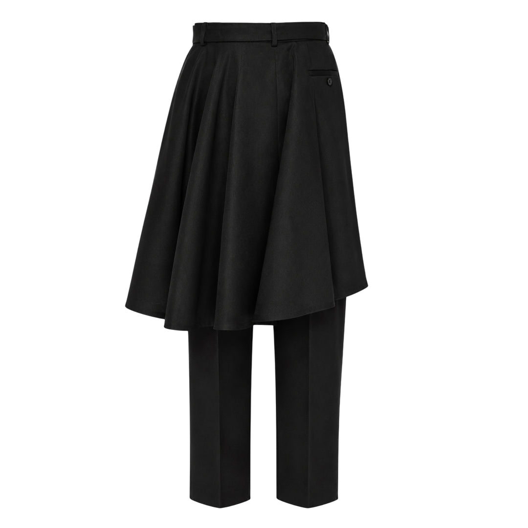 Double-Faced Silk Cotton Pants