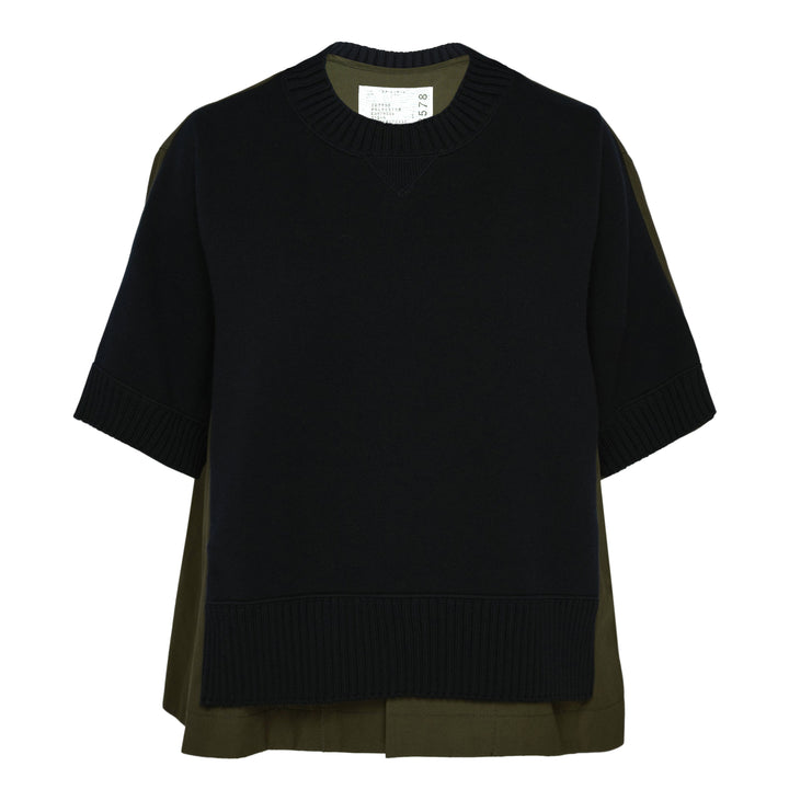 Cotton Weather Short Sleeve Knit Top